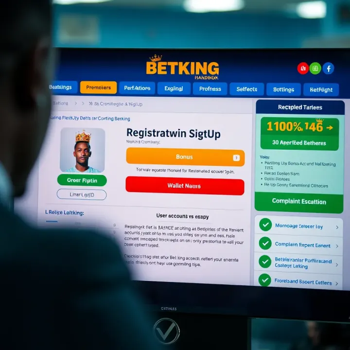 Secure login screen displaying account protection features on BetKing sports betting site