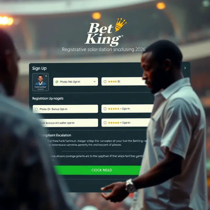 Person verifying identity using smartphone for BetKing account confirmation