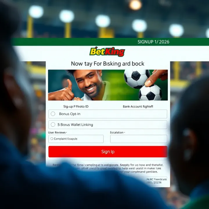 BetKing APK Live Betting Interface in Nigeria User interface of BetKing APK showing live sports betting options on a mobile device