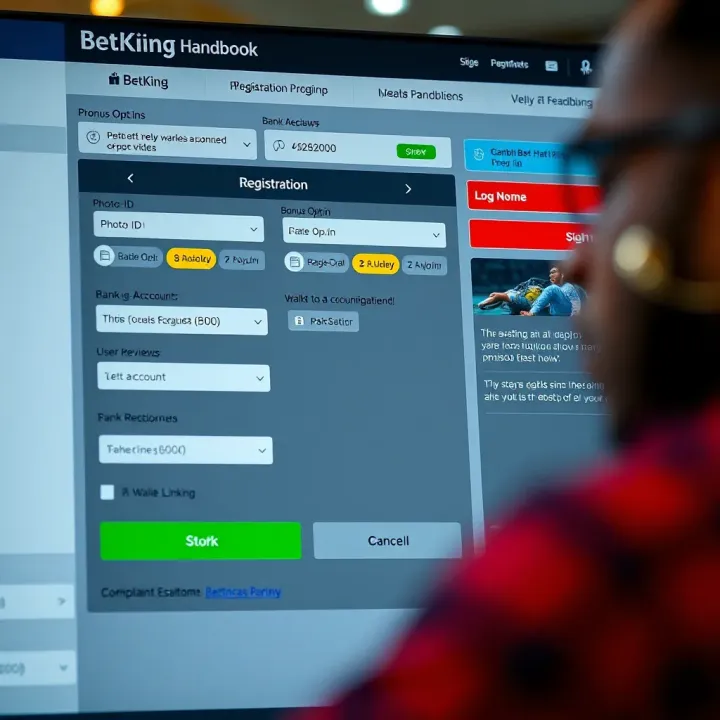 Smartphone displaying BetKing app with device compatibility and update notifications