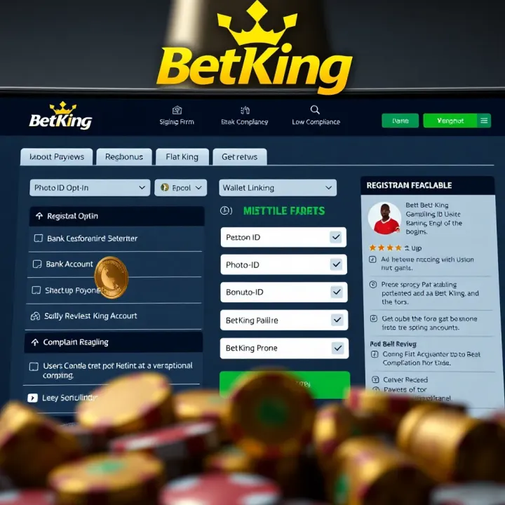 Display of payment methods available within BetKing app for Nigerian users on iOS