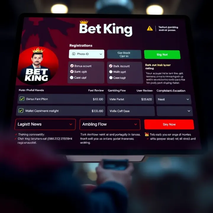 Illustration of secure login and deposit features on BetKing Nigeria app