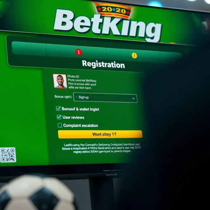 Android smartphone showing the BetKing app update notification with secure betting features highlighted
