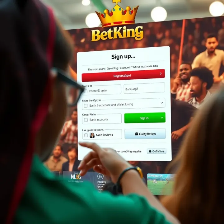 Mobile phone with BetKing APK download page visible, highlighting secure installation steps