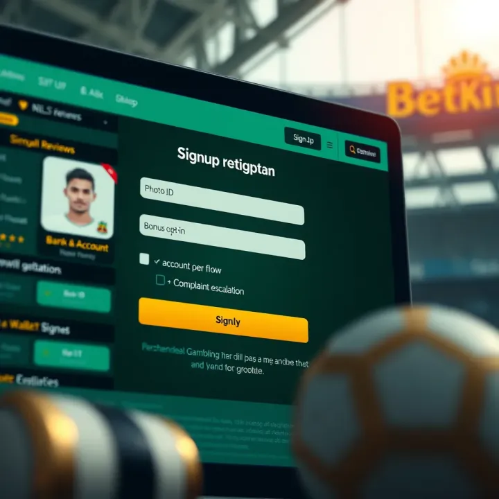 Illustration of a digital betting account dashboard showing deposit options and balance