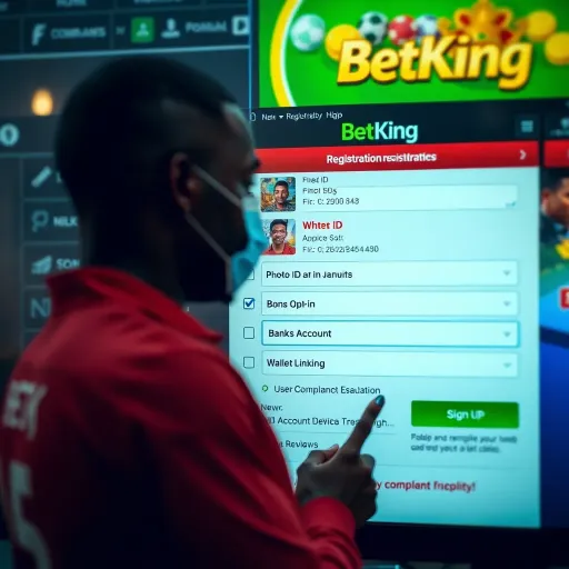 Screenshot of BetKing Casino homepage displaying various betting options and promotions