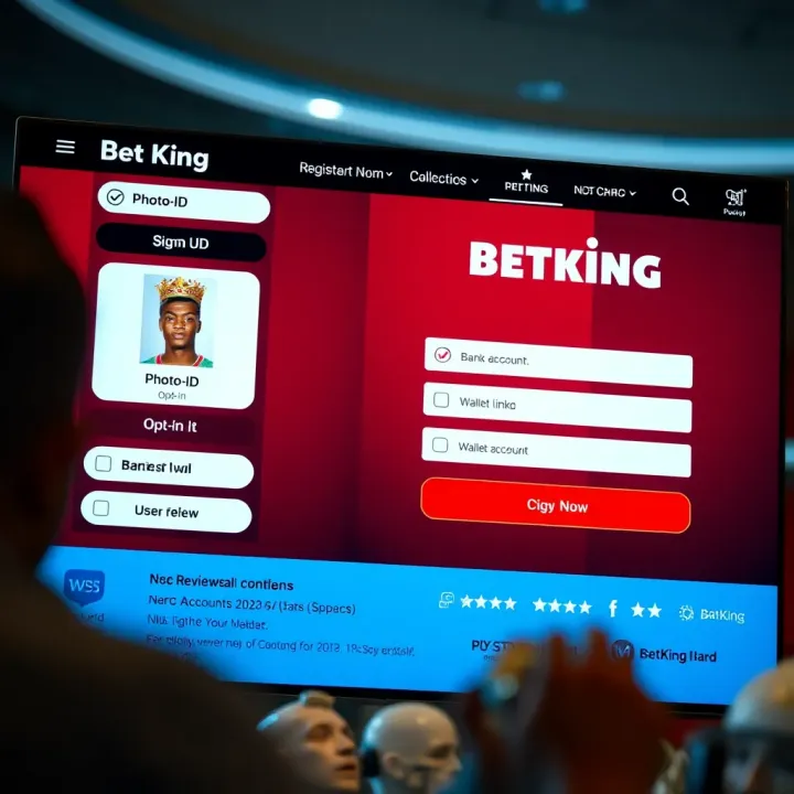 Customer support representative assisting a caller with BetKing betting inquiries in Lagos