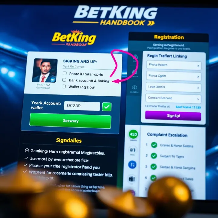 Digital devices displaying chat and social media apps for accessing BetKing support anytime