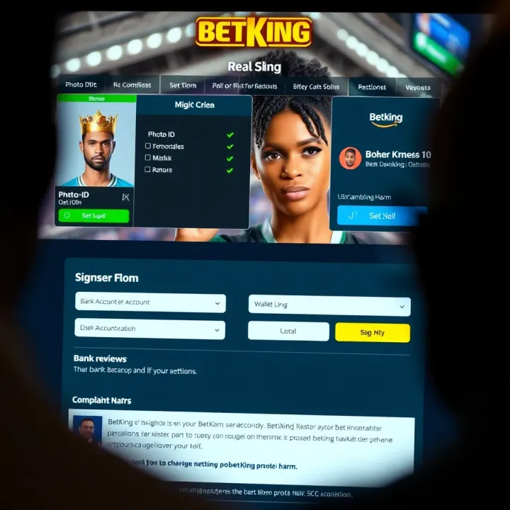 Illustration of a digital dollar account interface showing deposit and withdrawal options on a betting platform