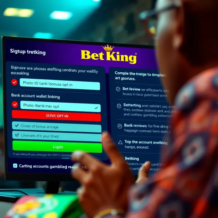 Illustration of digital payment methods available for deposits and withdrawals on BetKing Gambia