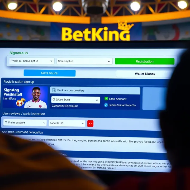 BetKing mobile app displaying live sports betting options on a smartphone screen