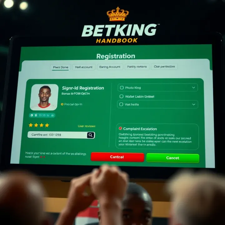 User entering login credentials on BetKing platform for secure access