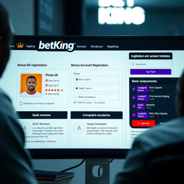 Comparison of BetKing's older and new mobile platform layouts highlighting improved navigation and payment methods for Nigerian bettors