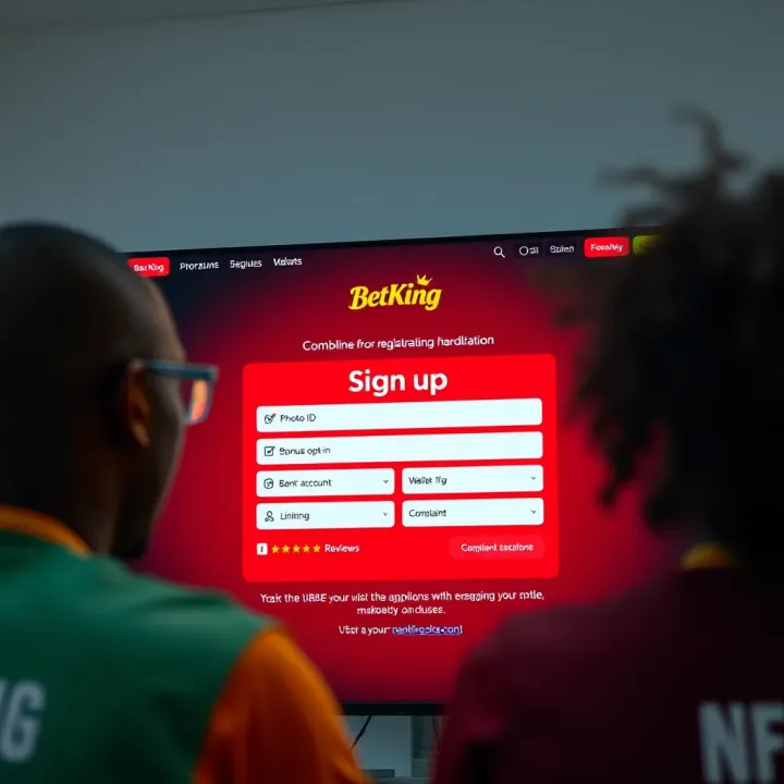 Diagram illustrating the download and installation process for the BetKing Nigeria app on Android and iOS platforms