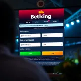 Smartphone showing a secure login screen of the BetKing Nigeria application with a lock icon