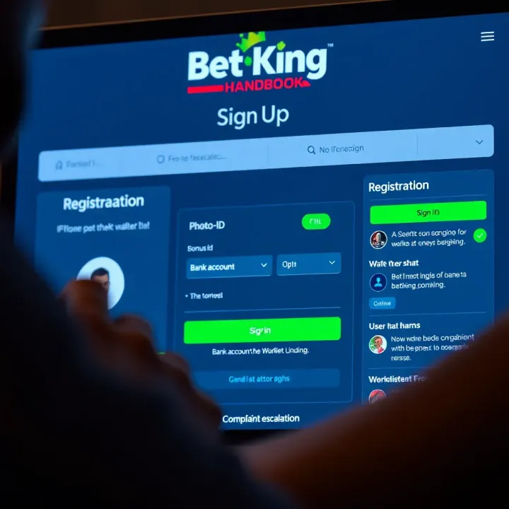 Logo of BetKing sports betting company with Nigerian flag colors