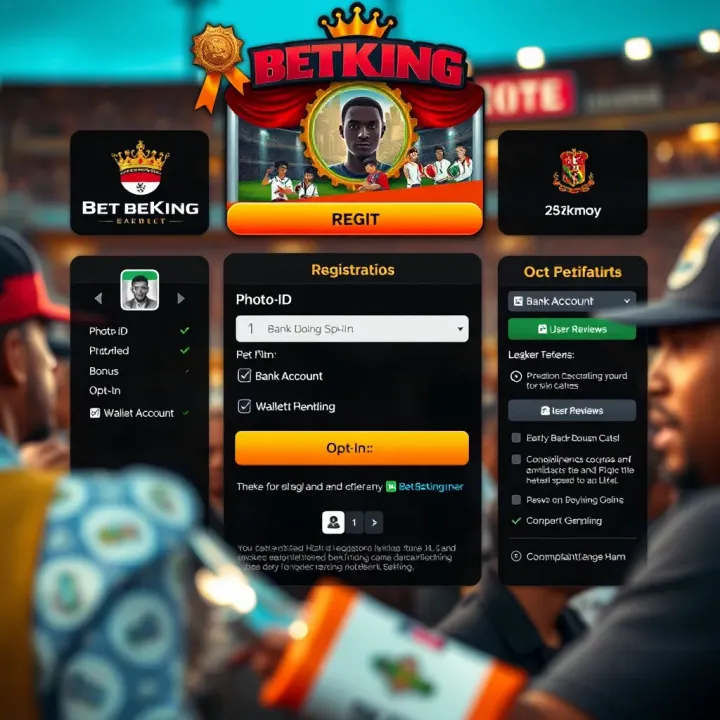 Mobile device displaying BetKing sports betting platform interface with various betting options