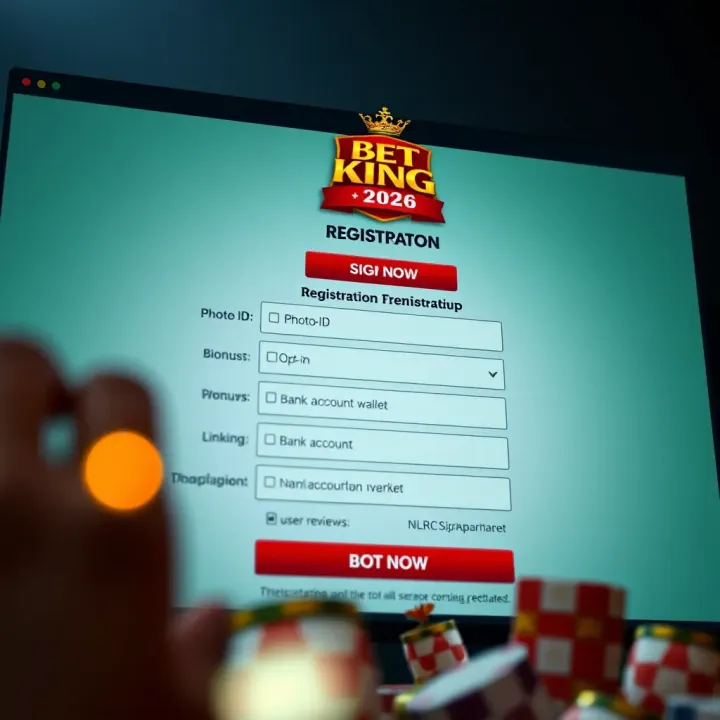 User interface of BetKing platform highlighting betting options and statistics