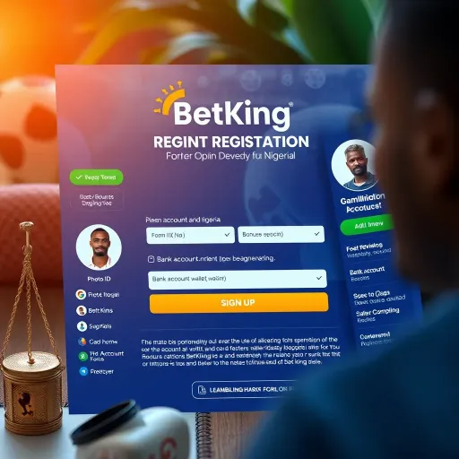 Nigerian bettor entering promo code on BetKing registration page