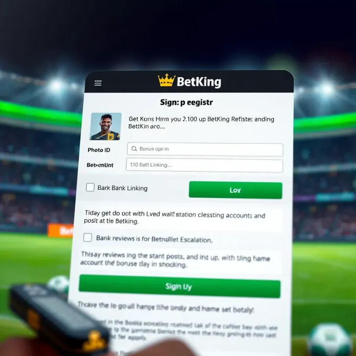 Bright interface showing betting rewards and instant win notifications on BetKing app
