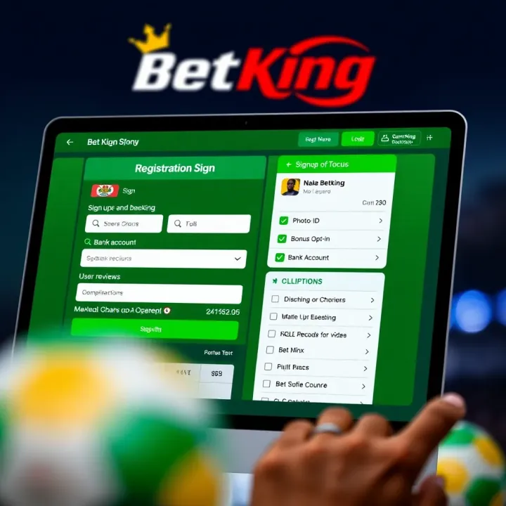 Mobile device showing BetKing Zoom app with live sports scores and betting options
