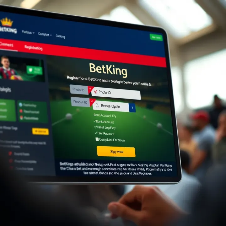 BetKing app interface showing updated features and betting options