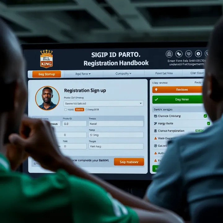 Mobile phone displaying the BetKing login screen with Nigeria flag