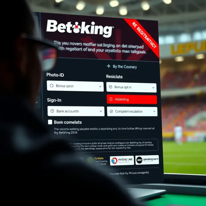 How to Register and Log In to Mobile BetKing