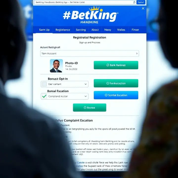Mobile device displaying Betking Nigeria login screen with clear fields for username and password