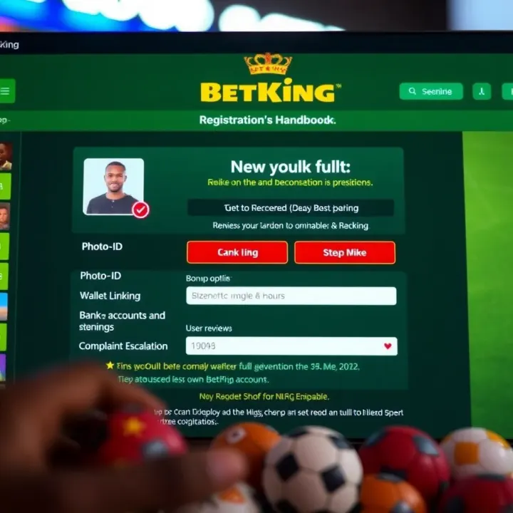 User interface showing the Old BetKing mobile app login screen on a smartphone