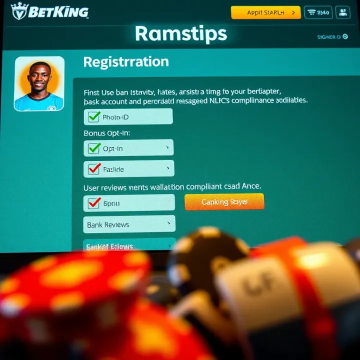 User logging into BetKing app with secure credentials on mobile device