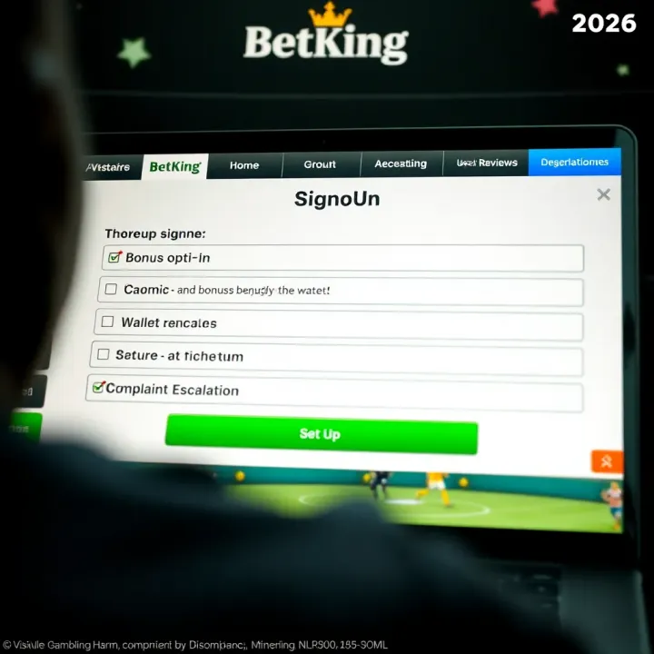 Diagram illustrating the structure and flow of BetKing bonus account rules in Nigeria
