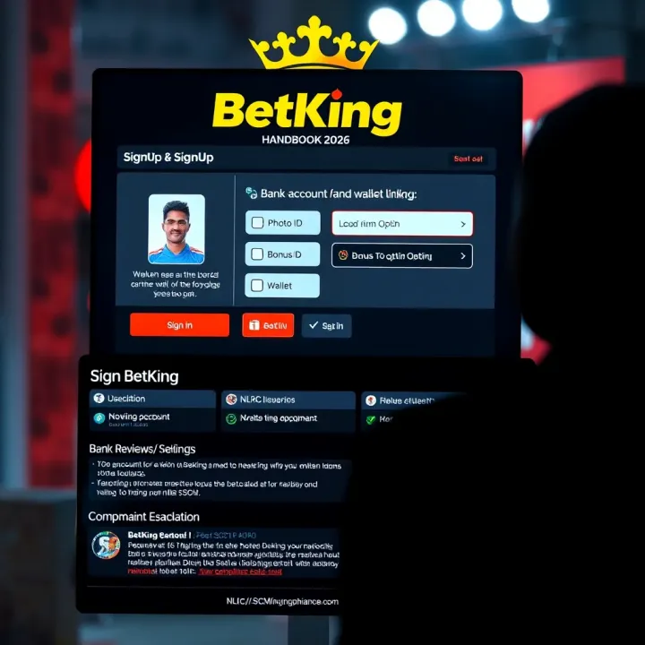 User logging into BetKing sports betting platform on a smartphone