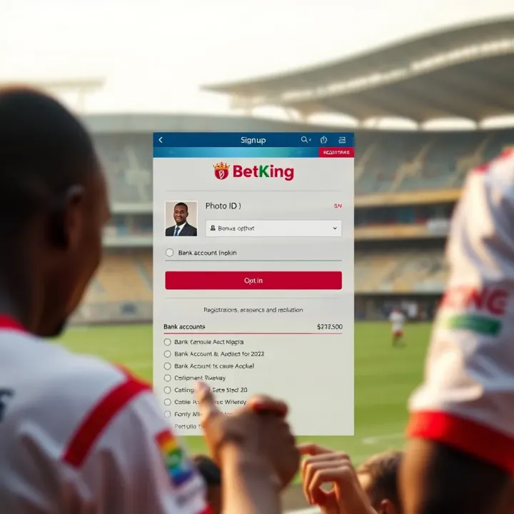 Visual representation of secure login and authentication on BetKing app