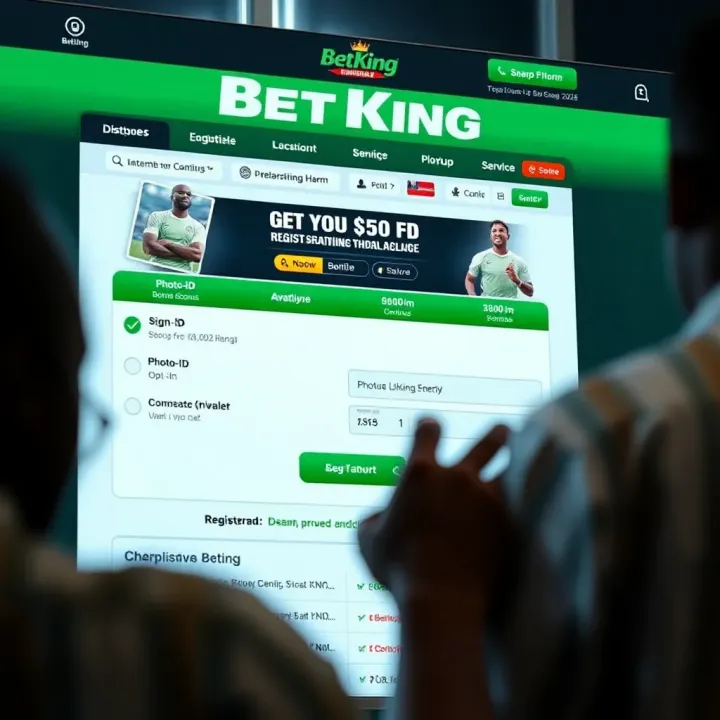 Illustration of a user entering a BetKing booking code to place a bet